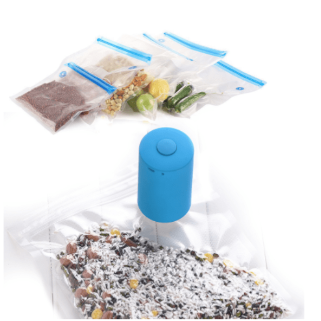 Gadgets d'Eve cuisine MINIPOMPE™ : La Mini Pompe sous vide electrique alimentaire